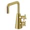 Kingston Brass Two-Handle Single-Hole Bathroom Faucet with Push Pop-Up, Brushed Brass KS2267DX - alternate 1